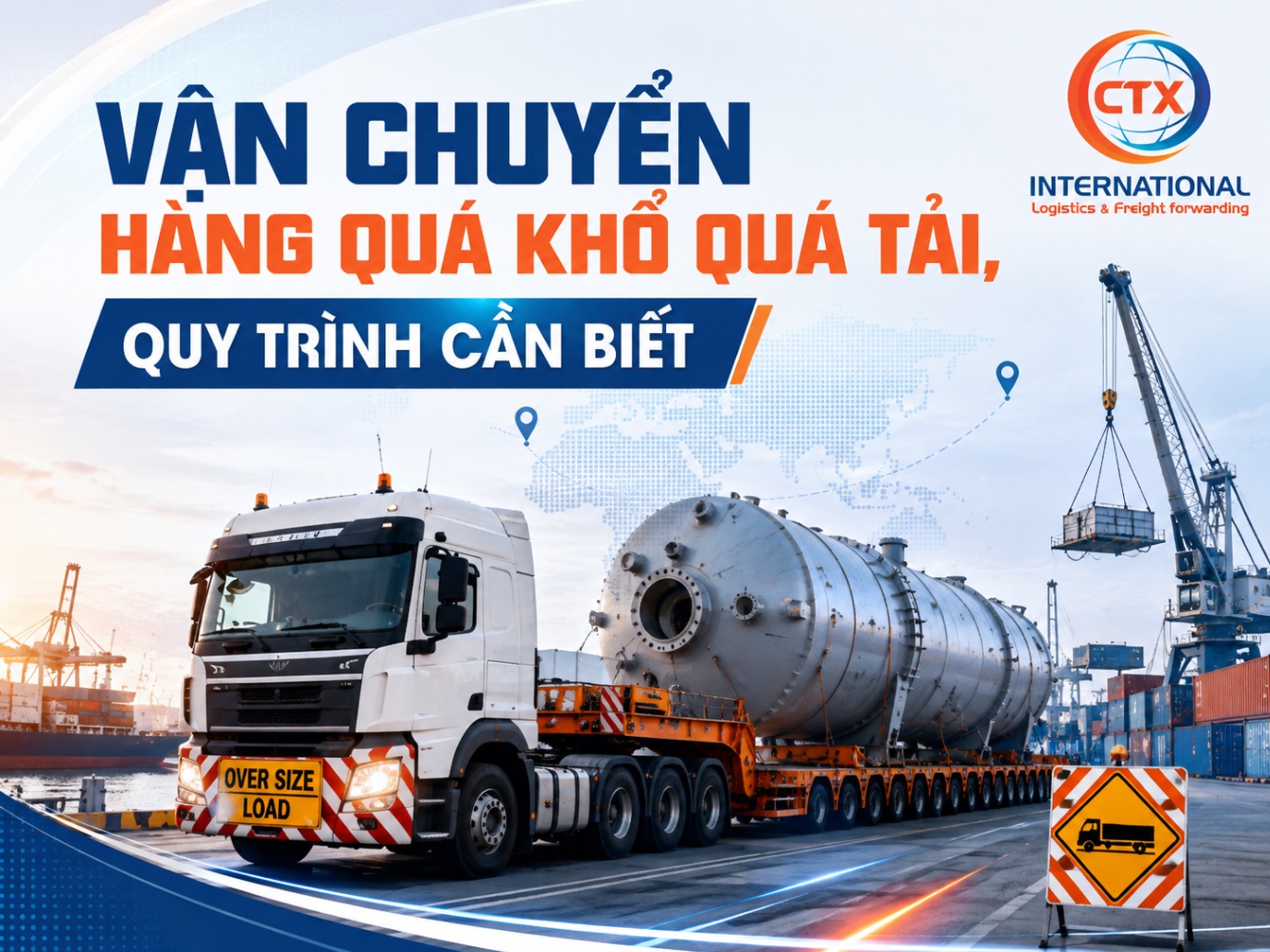 Vận chuyển hàng quá khổ quá tải, Quy trình cần biết